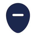 Map Point Remove SVG Icon
